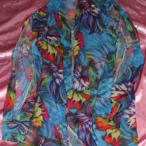 Other - ⚡️Color Print Bathing Suit Cover